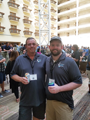 Owners Steve and Kevin Shanks. - Courtesy of Troubled Waters Brewing