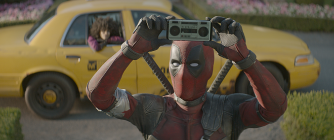 Wade Wilson, aka Deadpool, aka Ryan Reynolds, takes the 	Lloyd Dobler approach in trying to win back the friendship of Colossus before the epic finale of Deadpool 2. - Twentieth Century Fox