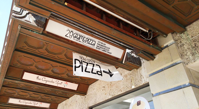 Downtown St. Pete saw the opening of 28 Grams Pizza on the 400 block. - Meaghan Habuda