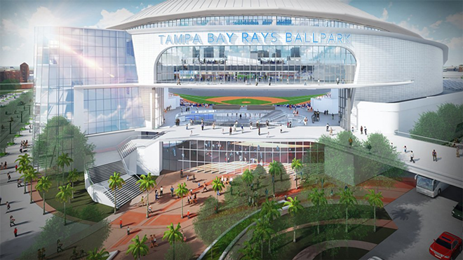 The total pricetag is just north of $892 million. The ballpark is projected to cost $809 million with additional infrastructure costs of $83 million and could be complete for Opening Day 2023. - Tampa Bay Rays