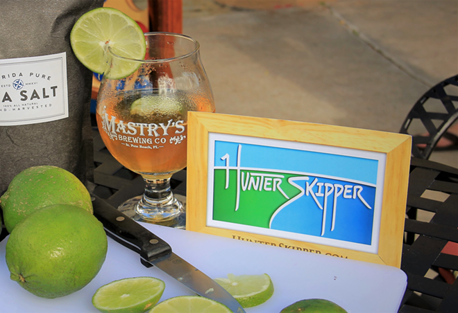 Mastry's Brewing and Hunter Skipper's collaboration beer is dubbed the Island Lime Margarita Gose. - Mastry's Brewing Co.