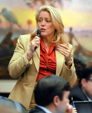 State Rep. Kathleen Peters has said she opposed fracking, but hopes a proposed bill to regulate one method will instead result in an all-out moratorium. - myfloridahouse.gov