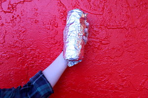 This burrito is not messing around. - Chris Fasick