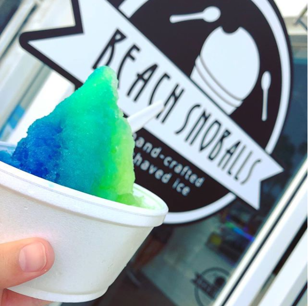 Beach Snoballs is known for its beachy take on snowballs, a New Orleans specialty. - Courtesy of Beach Snoballs