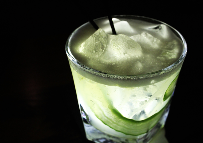 This cucumber drink from the restaurant is known as Poison Ivy. - Laura Mulrooney
