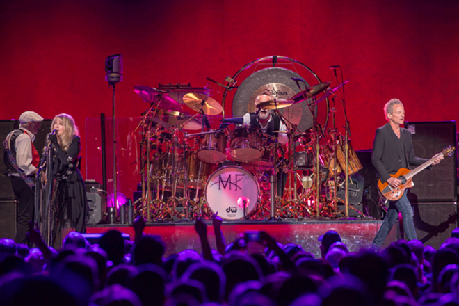 Fleetwood Mac (From left): Stevie Nicks, Mick Fleetwood, Lindsey Buckingham - Tracy May
