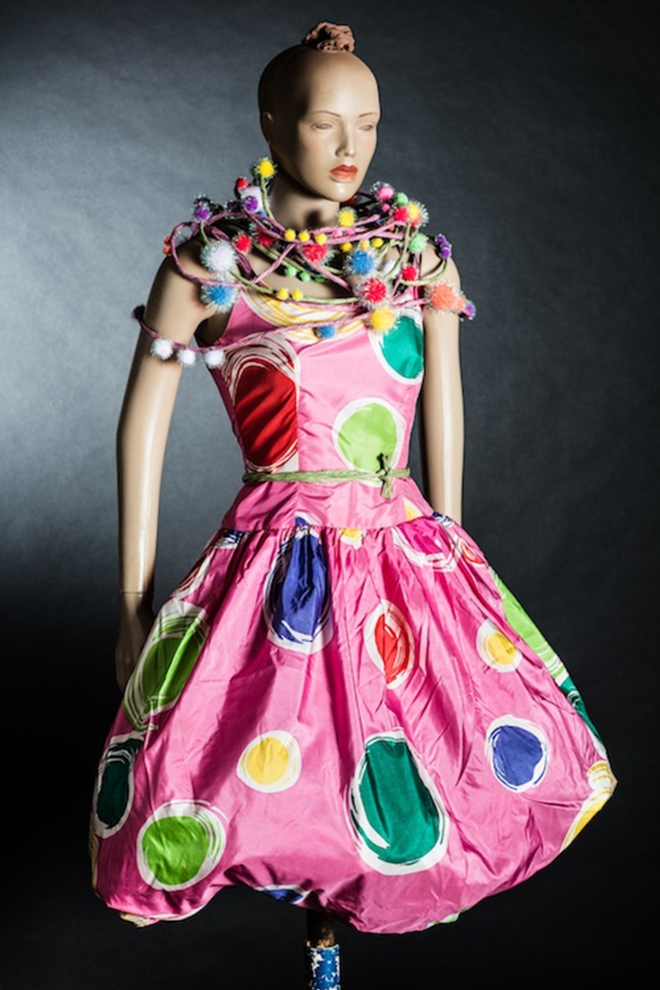 Oscar de la Renta (with accessories from Michaels Craft Store). More information at #5, below. - Todd Bates