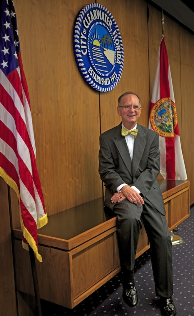 The mayor in his office. - Kevin Tighe