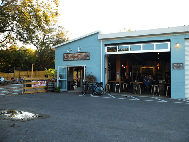Chill out at Safety Harbor's Crooked Thumb Brewery. - Meaghan Habuda
