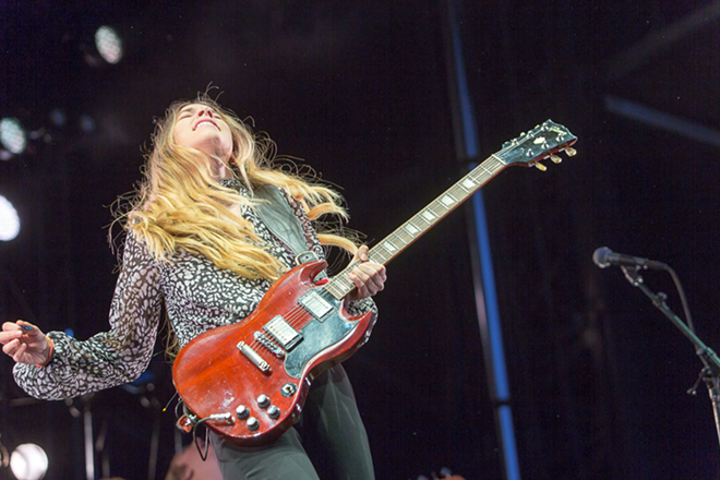 HAIM plays Austin City Limits at Zilker Park in Austin, Texas on October 9, 2016. - Tracy May