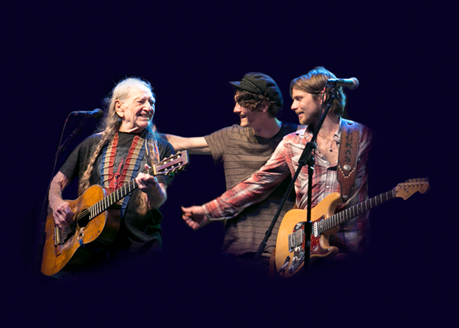 Willie Nelson (L) plays the Florida Strawberry Festival on March 1, 2019. - Photo by Janis Tillerson