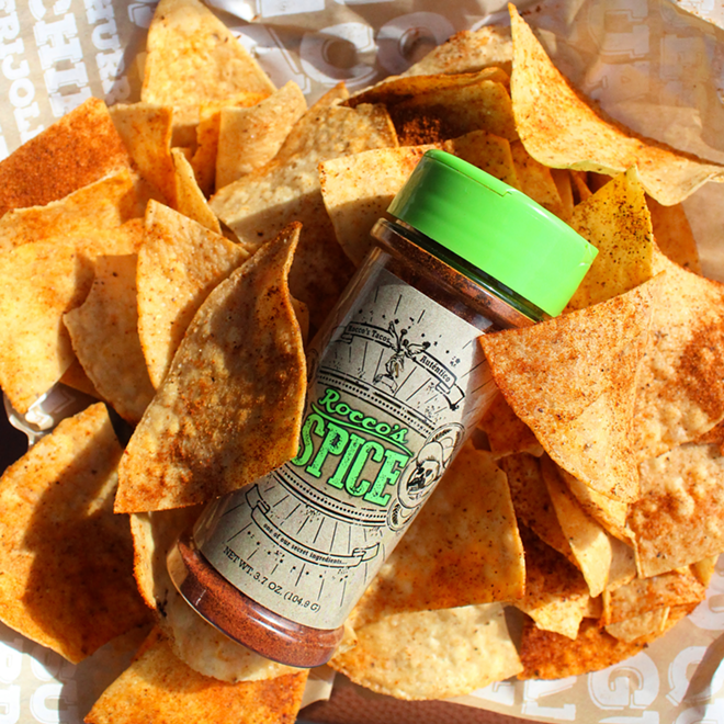 Look for the signature Rocco's Tacos spice blend in 3.7-ounce bottles at Publix. - Rocco's Tacos & Tequila Bar