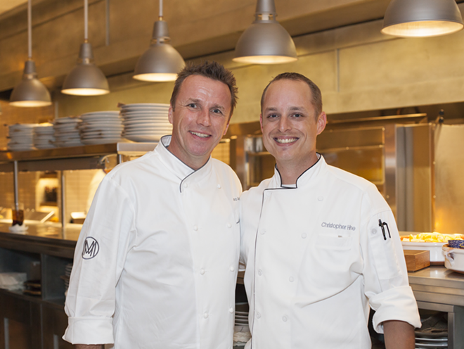Owner-chef Marc Murphy and executive chef Chris Hine. - Nicole Abbett