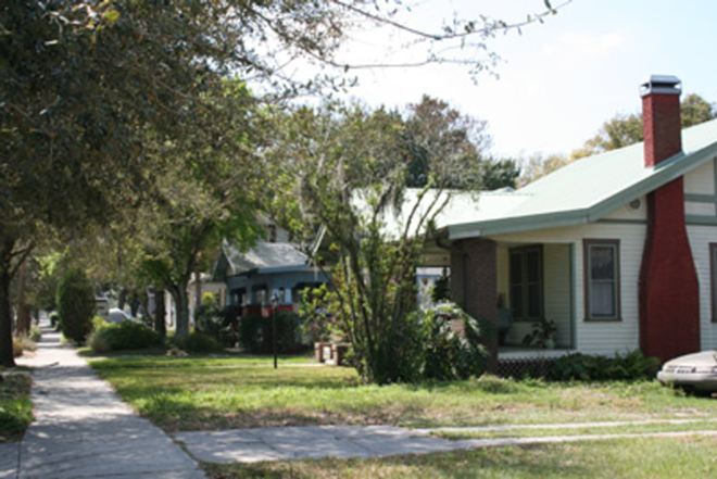 OLD WORLD: A leafy street in the historic district of Old Seminole Heights. - Eric Snider