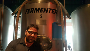 The Fermenters guitarist Tim Ogden at Tampa Bay Brewing Company on February 21, 2017. - Ray Roa