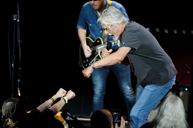 Bob Seger, who will be fist-bumping fans at Amalie Arena in Tampa, Florida on March 15, 2019. - Photo by Ken Settle