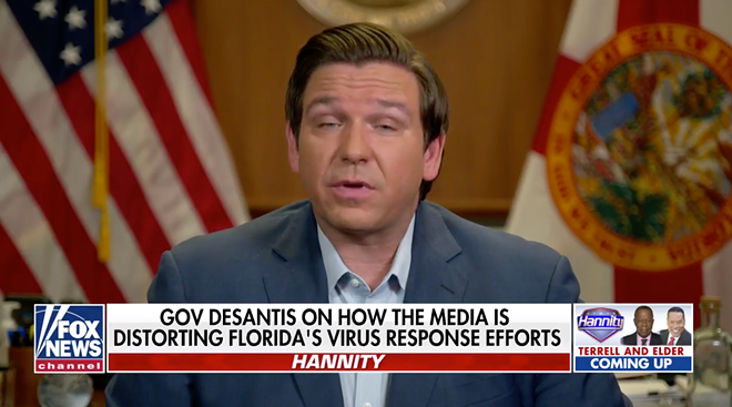 Florida Gov. DeSantis went on Hannity for the friendly coverage he needs