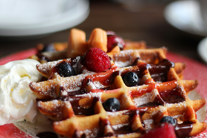 These waffles look almost as good as the ones Mad Chiller World churns out. - Pixabay