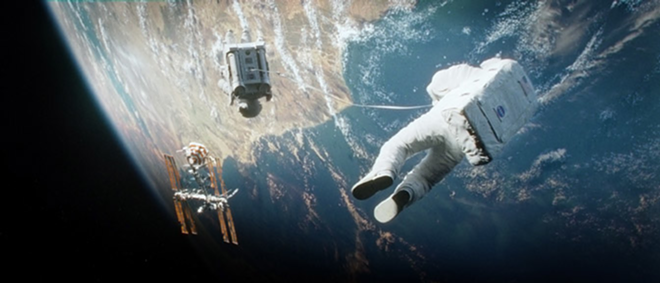 GETTING HIGH: Gravity took moviegoers to the edge of space. - Courtesy of Warner Bros. Pictures