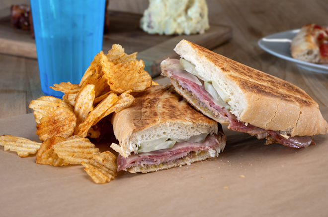 The hot-pressed Cuban is a fine example of the sandwich that Ybor made famous. - CHIP WEINER