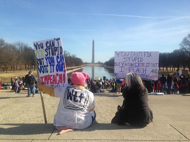 Not done marchin' yet: Scenes from the National People's March in Washington