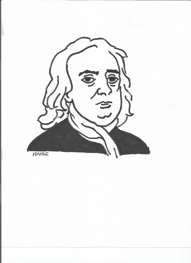 Sir Isaac Newton. - Jeanne Meinke