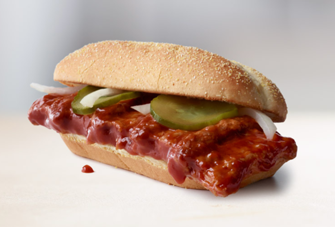 Here’s where to find a McRib in Tampa Bay