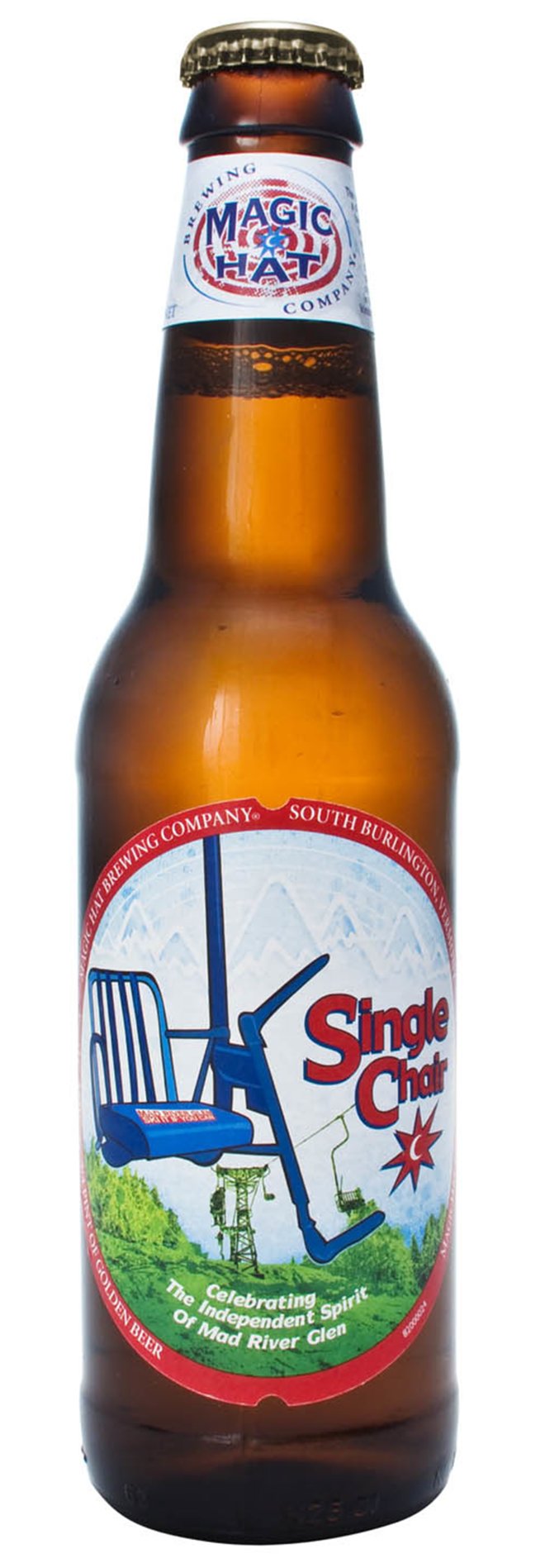 Single Chair is a light, crisp pilsner with sweet malts that's perfectly suited to combat the dog days of summer. - Magic Hat Brewing Company