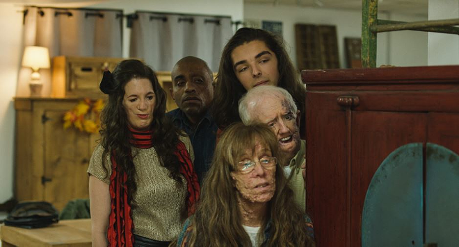 The cast of "Happy Face," played in large part by real people with real medical deformities, is the real reason to watch this curious indie. - Dark Star Pictures