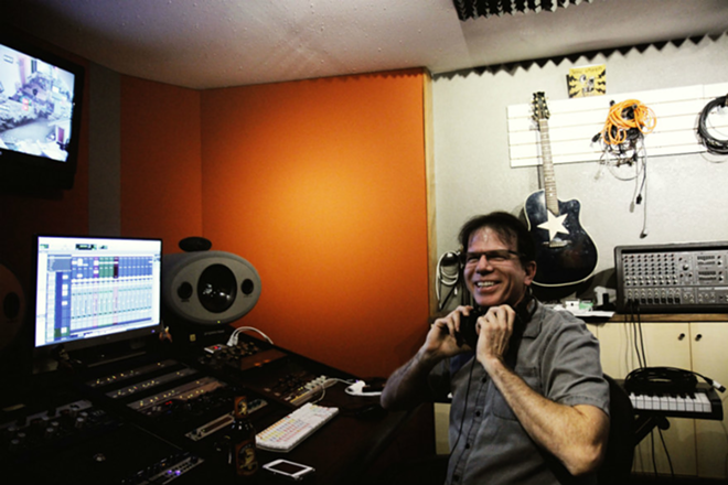 Brian Merrill at his Superbee Recording Studio. - Arielle Stevenson