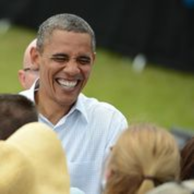 Obama name checked Clinton several times in his Pinellas County campaign speech - Kevin Tighe