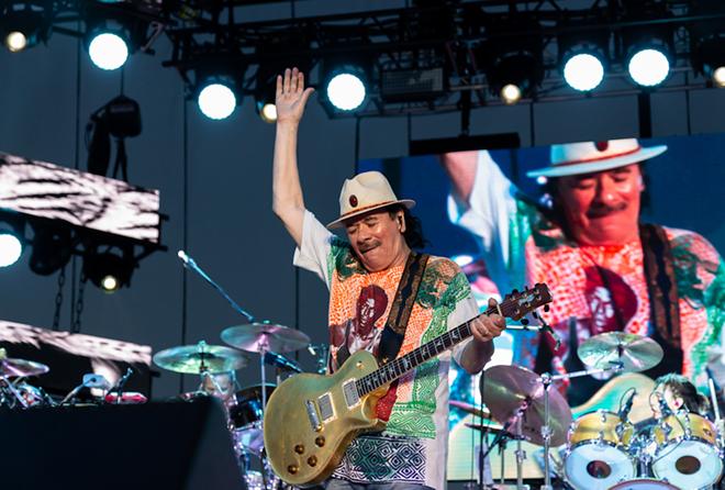 Carlos Santana and 6,200 fans embrace their inner child in St. Petersburg