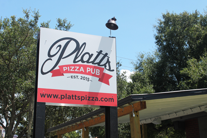 Owners say Platt's Pizza's grand opening is planned for mid-September. - Meaghan Habuda