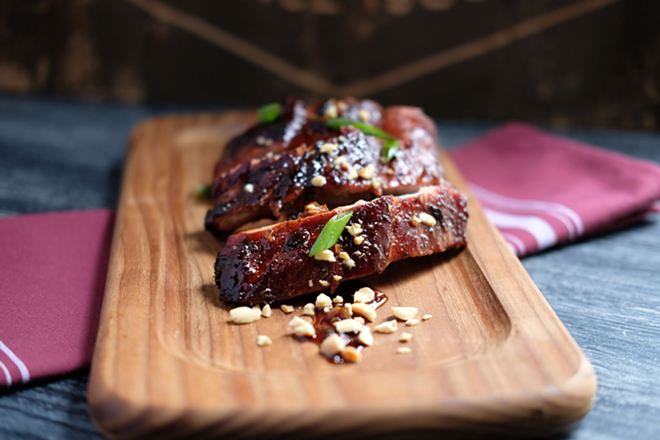 Korean gochujang ribs are one example of how Dr. BBQ embraces flavors from around the globe. - Courtesy of Datz Restaurant Group