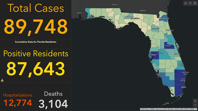 Florida just added nearly 4,000 new COVID-19 cases in the last 24 hours, a new single-day record
