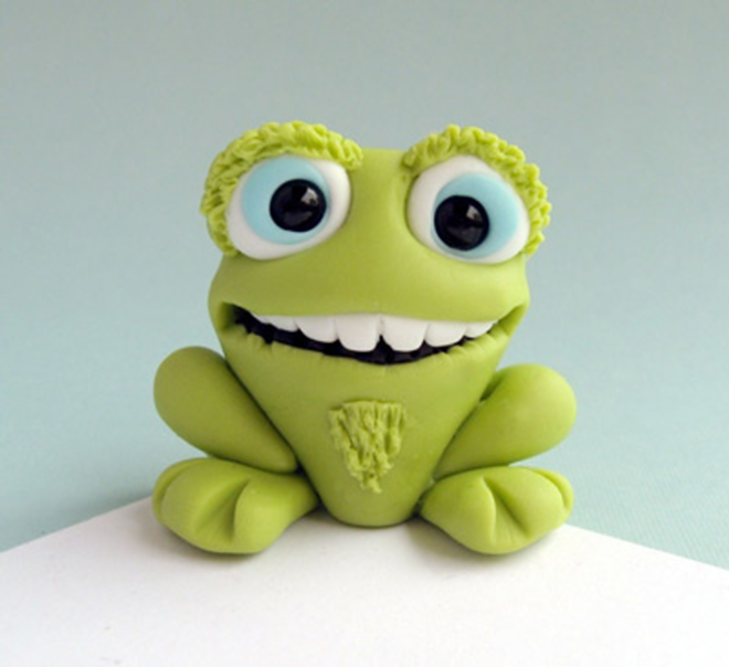 "Bongo the Frog," by Cold Porcelain Designs - Boogie Bead/florida Etsy Street Team