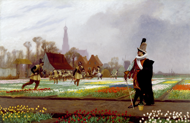 "The Tulip Folly" by Jean-Leon Gerome - The Walters Art Museum via Wikimedia Commons/CC