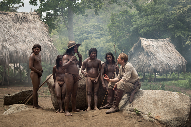 Charlie Hunnam (far right) stars as Percy Fawcett in director James Gray's 'The Lost City of Z' - Aldan Monaghan/Amazon Studios & Bleecker Street