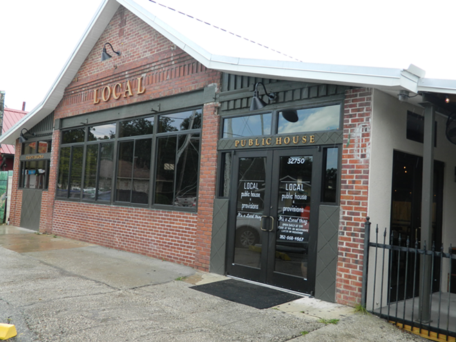 Beebe's latest restaurant rests in an aged brick building adjacent to San Ann's City Hall. - Larry Biddle