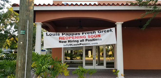 Following a devastating fire, Louis Pappas in South Tampa looks to reopen next week