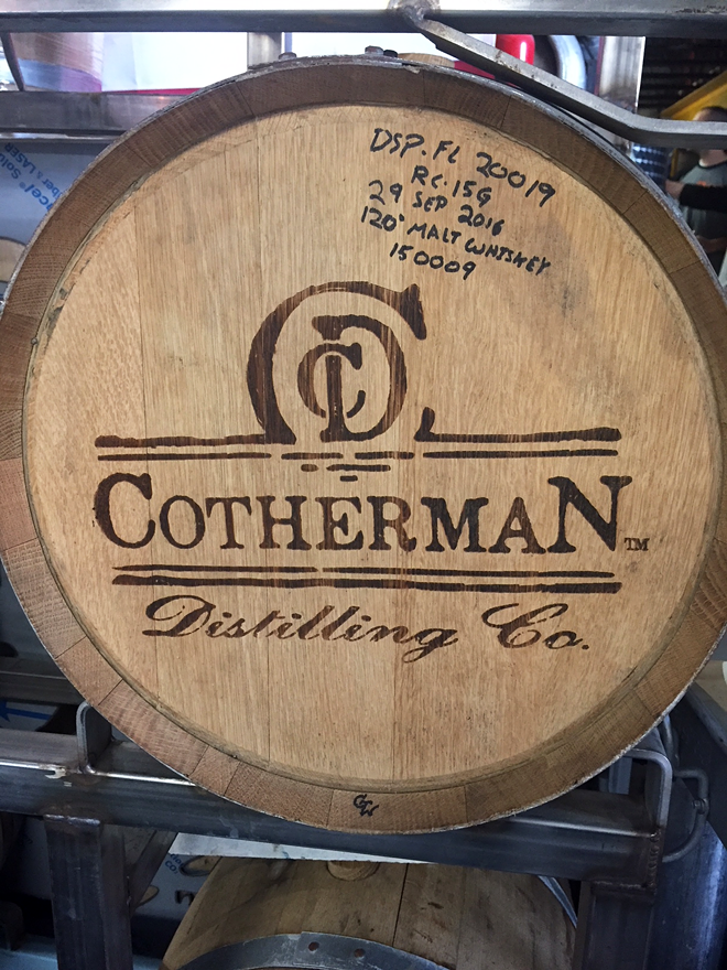 Swirling Chair Races was aged in Cotherman Distilling Co.'s 25-month reserve whiskey barrel. - Courtesy of Pair O' Dice Brewing Company