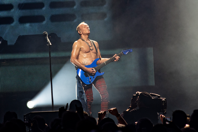 Def Leppard plays Amalie Arena in Tampa, Florida on August 18, 2018. - Todd Fixler
