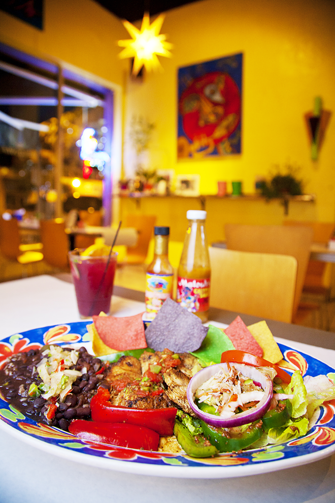 LIVING COLOR: The food is as bright and casual as the decor at Tangelo's. - Shanna Gillette