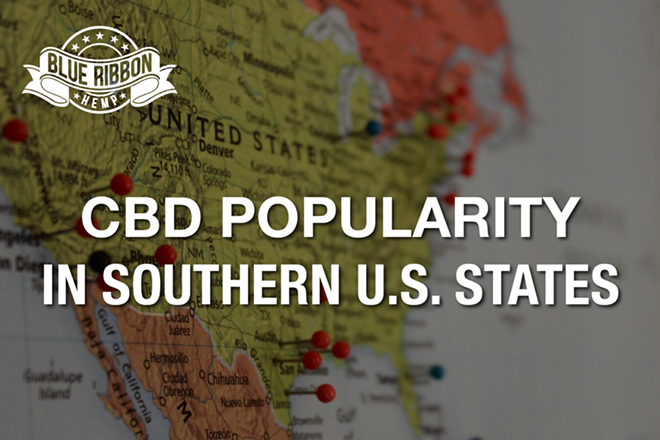 CBD Popularity in Southern U.S. States