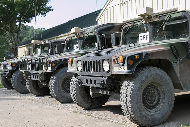 Riverview cars vandalized, Port Richey PD acquires humvees because why not