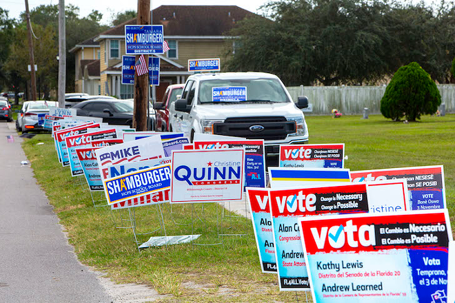 Bitter divisions boil over, as millions of voters head to Florida polls on Election Day