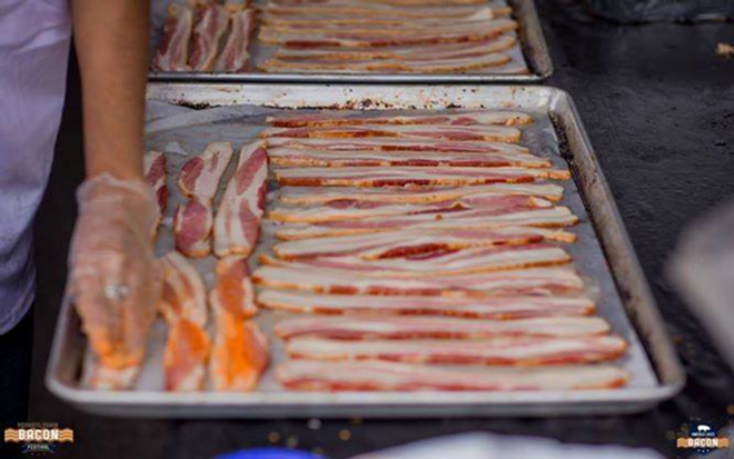 Samples and full dishes will be highlighted at the America Loves Bacon fest. - America Loves Bacon via Facebook
