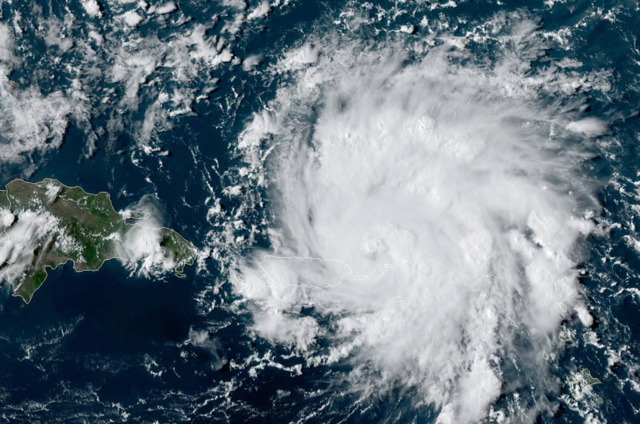 Hurricane Dorian in August, 2019. - PHOTO VIA NOAA