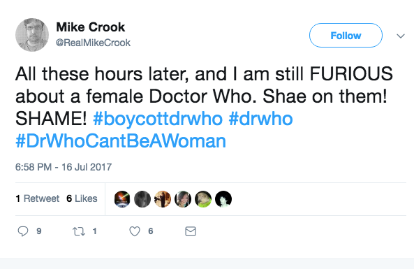 The new Doctor Who has a vagina. Let's all get past it, shall we?