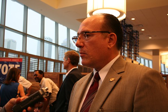 Victor Crist at Tampa Chamber of Commerce Hob Nob - Ferrell Bonnemort